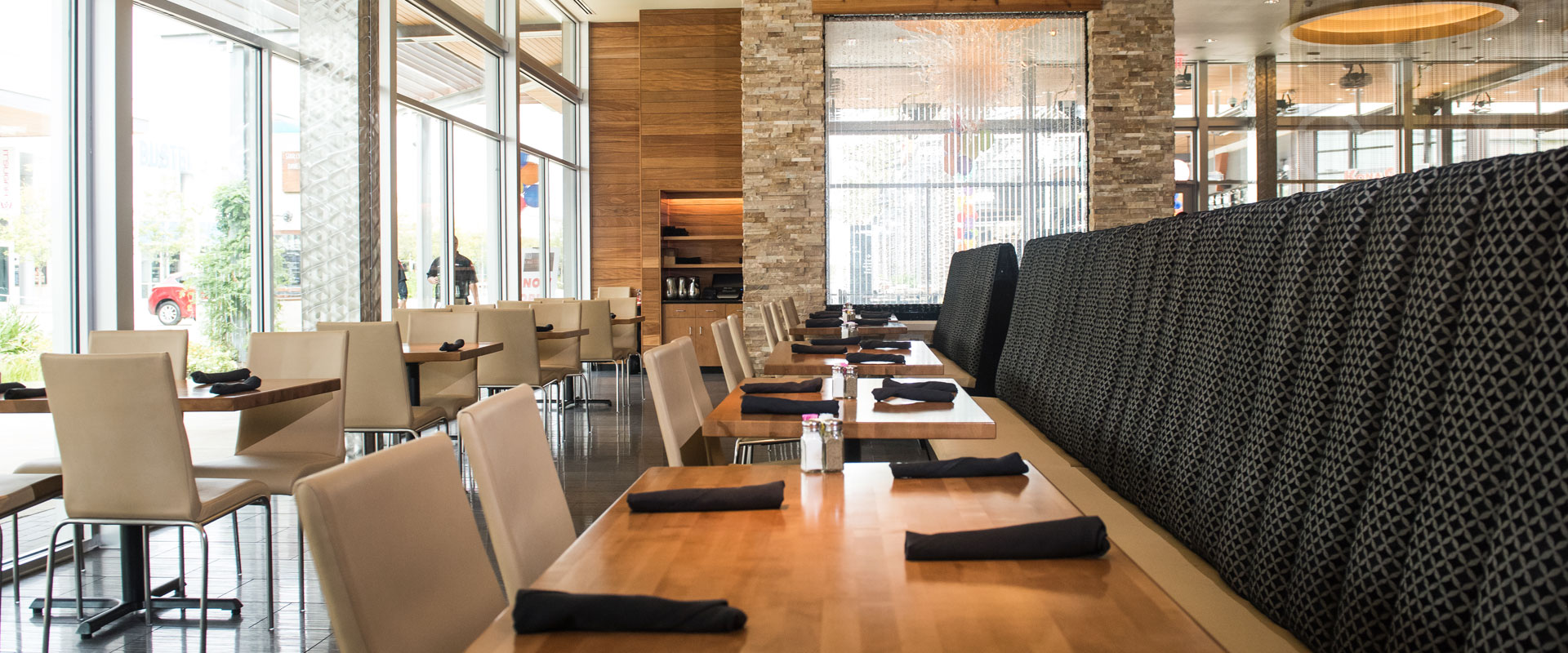 Example of casual restaurant design